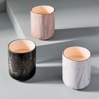 Modern Elements Large Marbled Candles