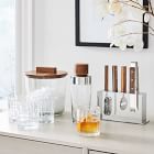 Wood &amp; Glass Barware Gift Set