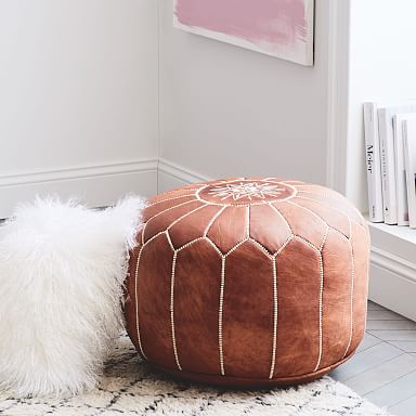 Silver Poufs Floor Pillows West Elm