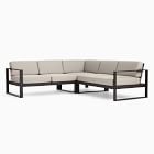 Portside Aluminum Outdoor 3-Piece L-Shaped Sectional (94&quot;)