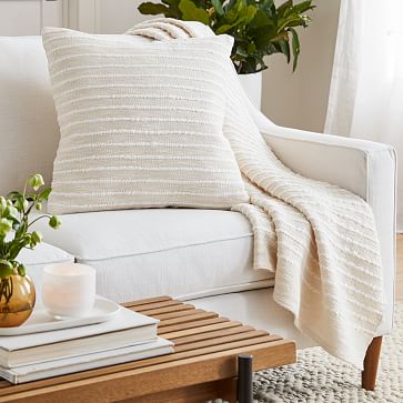 Soft Corded Pillow Cover & Throw Set