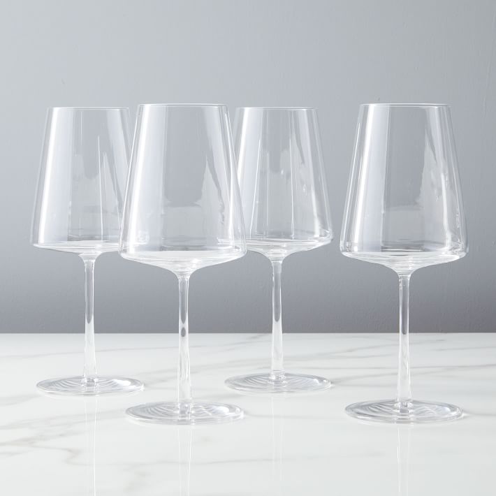 Horizon Lead-Free Crystal Red Wine Glass Sets (set of 8)