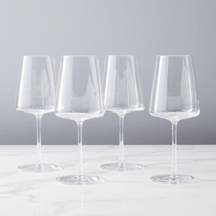 Horizon Lead-Free Crystal White Wine Glass Sets (set of 4)