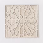 Open Box: Graphic Wood Wall Art - Whitewashed (Square)