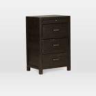 Open Box: Modern Mixed Reclaimed Wood Nightstand - Black Olive (19&quot;)