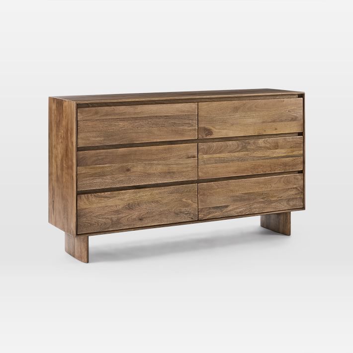 Open Box: Anton Solid Wood 6-Drawer Dresser (62&quot;)