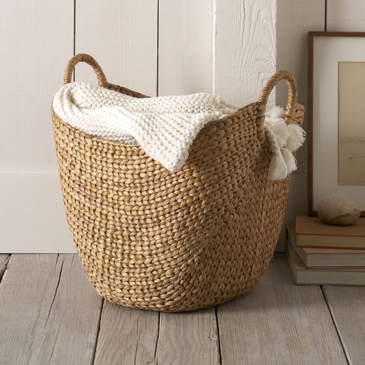 Curved Seagrass Baskets- Large