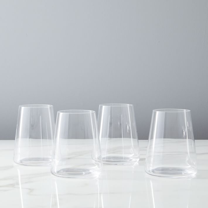 Horizon Lead-Free Crystal Stemless Wine Glass Sets (set of 8)