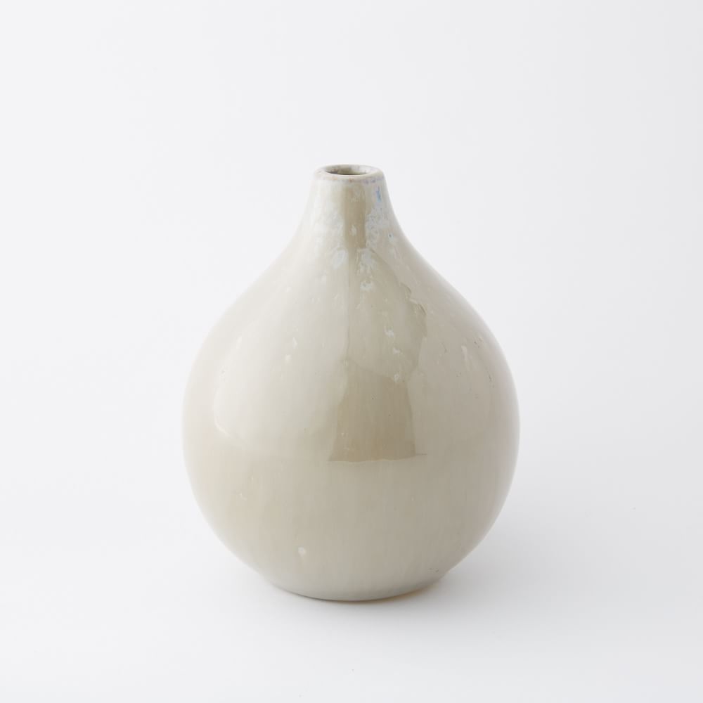 Bright Ceramicist Vase, Small Bud, Dove