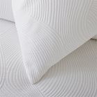 Organic Wavy Jacquard Duvet Cover &amp; Shams