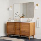 Mid-Century Double Bathroom Vanity (63&quot;&ndash;72&quot;) - Acorn