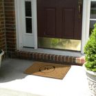 Monogrammed Wreath Doormat