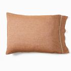 European Flax Linen Pom Pom Pillowcases