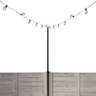 String Light Pole Stands w/ Mounting Brackets