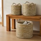 Reese Woven Rattan Nesting Baskets - Set of 3