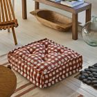 Heather Taylor Home Gingham Indoor/Outdoor Floor Cushion