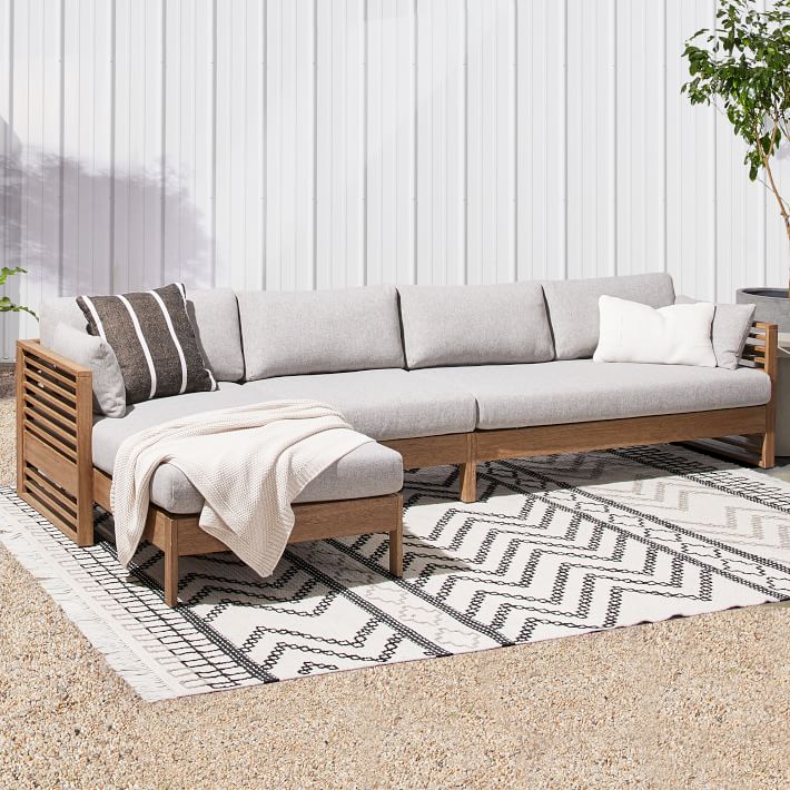 Build Your Own - Santa Fe Slatted Outdoor Sectional