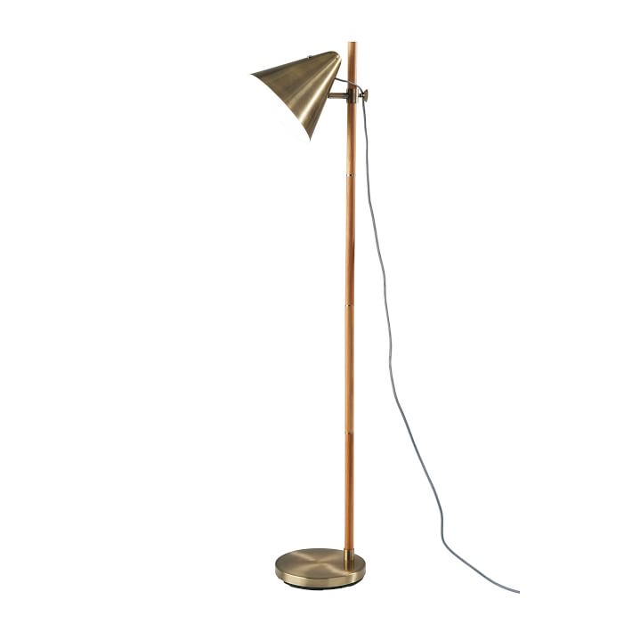 Adjustable Cone Shade Floor Lamp