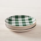 Heather Taylor Home Gingham Dinner Plate (Set of 4)