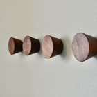 Modern Home by Bellver Wooden Round Wall Hooks - Set of 4