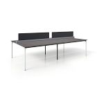 Simii Equals Linear Benching Desk 4-Pack
