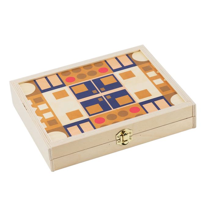 Wolfum Baltic Birch Travel Backgammon Set