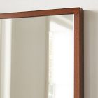 Thin Wood Rectangle Wall Mirror