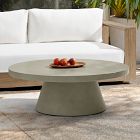 Concrete Pedestal Outdoor Round Coffee Table (32&quot;&ndash;44&quot;)