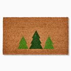 Nickel Designs Hand-Painted Doormat - Trees