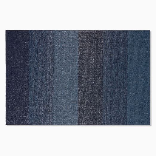 Chilewich EasyCare Marbled Striped Shag Mat West Elm