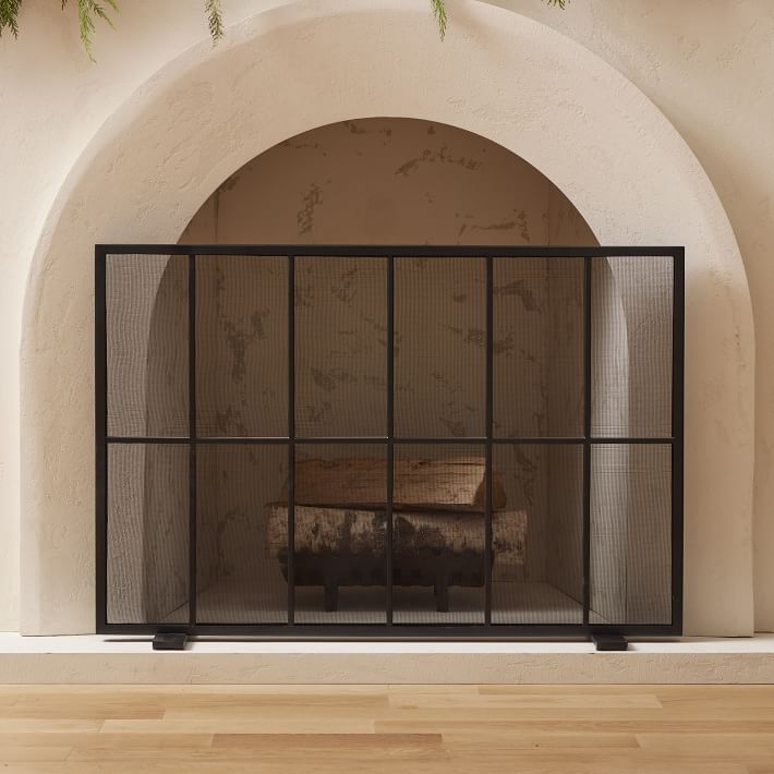 Piper Grid Fireplace Screens