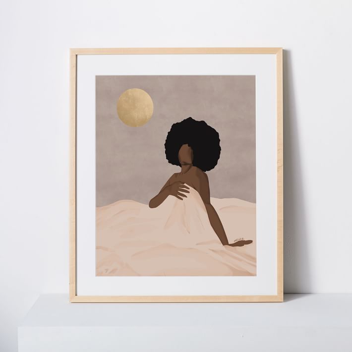 Melissa Koby Framed Print - M.I.A. (Moon in Aquarius)