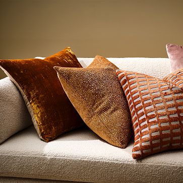 Patterned velvet cushions hotsell