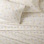 Organic Cotton Percale Floral Field Sheet Set &amp; Pillowcases