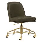 Jack Metal Frame Leather Swivel Office Chair