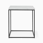 Streamline Square Side Table (20&quot;) - Marble