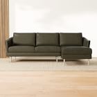 Sloane Leather 2-Piece Chaise Sectional (95.5&quot;)