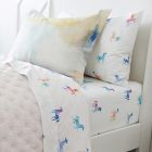 Organic Watercolor Unicorn Pillowcase