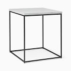 Streamline Square Side Table (20&quot;) - Marble