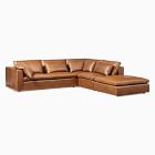Harmony Modular Leather 4-Piece Sectional (121&quot;)