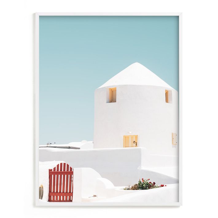 Cycladic House II Framed Wall Art by Minted for West Elm