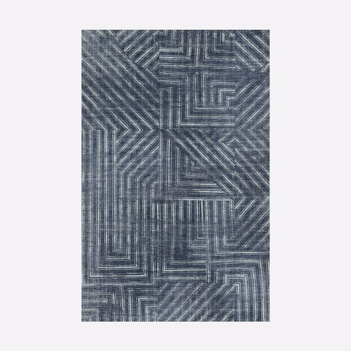 Open Box: Distressed Geoscape Rug