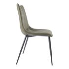 Modern Channeled Back Dining Chair (Set of 2)