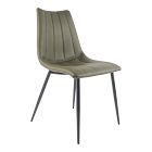 Modern Channeled Back Dining Chair (Set of 2)