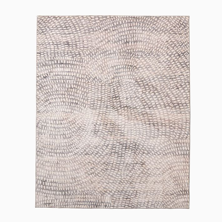 Dotted Paths Washable Rug West Elm