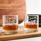 Love &amp; Victory Engraved Couples Glass (Set of 2)