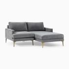 Andes Small 2-Piece Chaise Sectional (67&quot;)