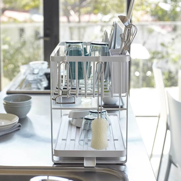 Yamazaki Tower 2 Level Dish Drainer West Elm