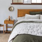 European Flax Linen Waffle Quilt &amp; Shams