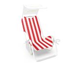 SUNFLOW The Beach Chair Bundle - Cherry Red Stripe